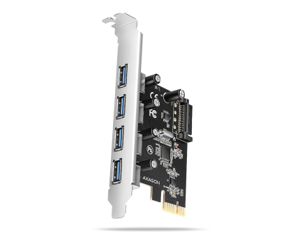 Akcesoria Axagon PCEU-430RS PCIe kontroler 4× wew. USB-A 5 Gbps port
